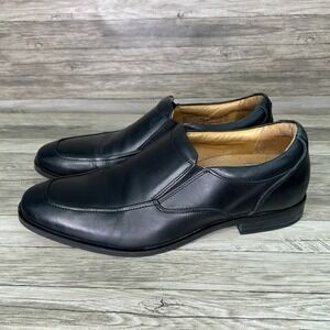 Vionic Sullivan Shoes Mens Loafers Slip On Size 8.5 Black Leather Dress Work
